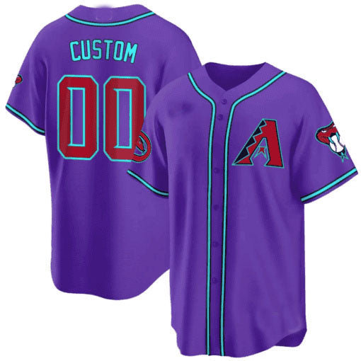 Custom A.Diamondbacks Cool Base Game Jersey V2 ¨C All Stitched Baseball Jerseys