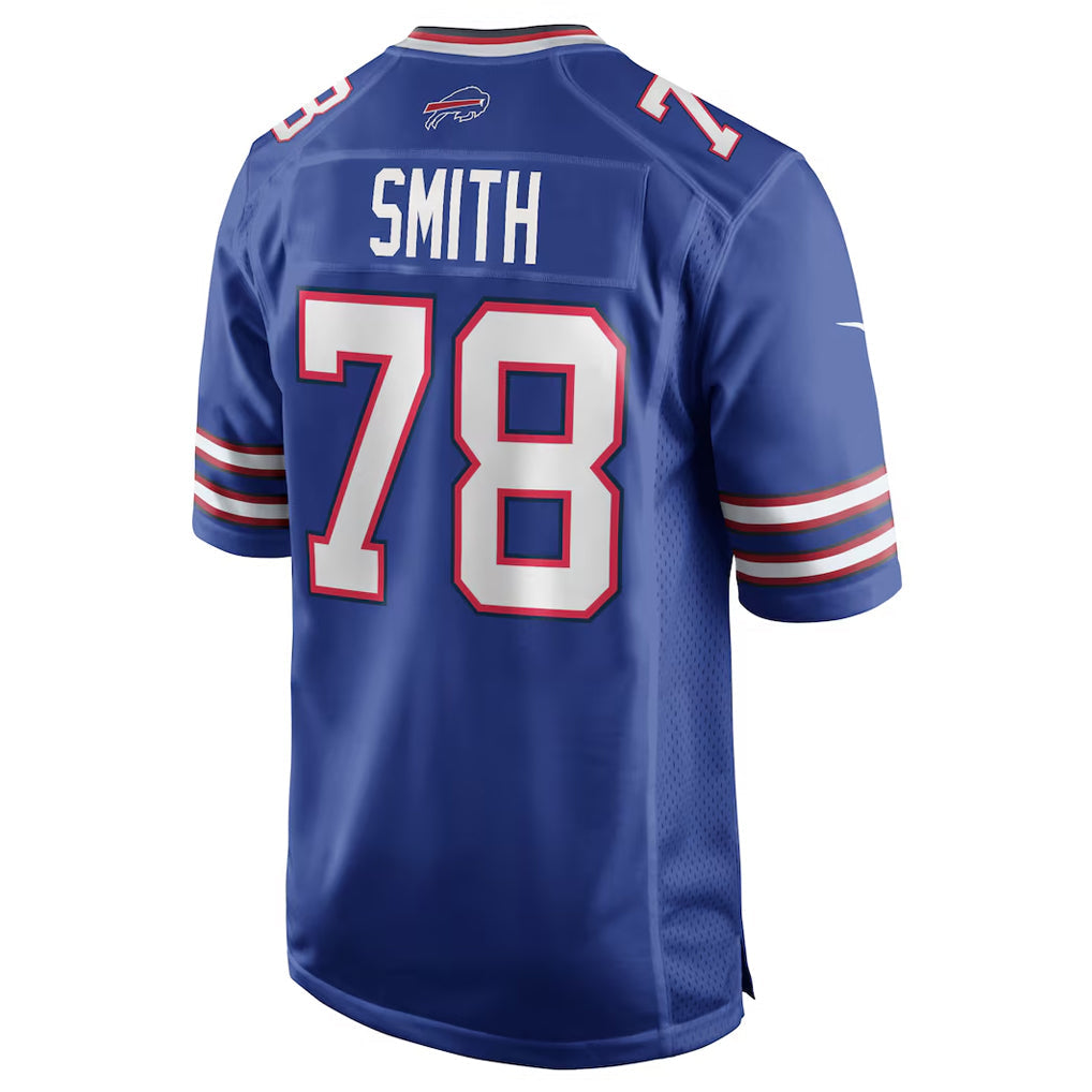 B.Bills #78 Bruce Smith Player Royal Home Game Football Jerseys