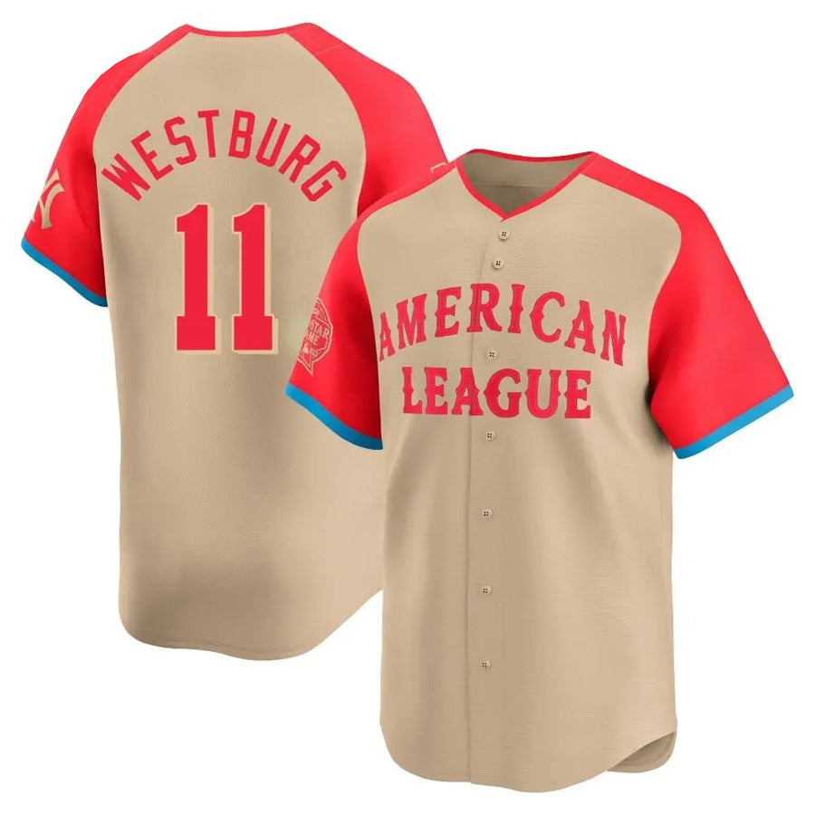 B.Orioles #11 Jordan Westburg Player Cream Limited American League All-Star Game Baseball Jerseys
