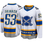 B.Sabres #53 Jeff Skinner Player Fanatics Special Edition White Replica Hockey Jerseys