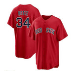 #34 David Ortiz Player B.Red Sox Red Game Baseball Jerseys