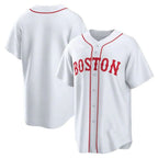 B.Red Sox Blank Player White Alternate Replica Game Baseball Jerseys