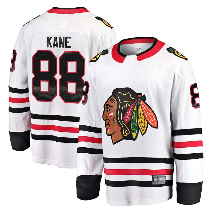 C.Blackhawks #8 Ryan Donato Player Fanatics White Home Breakaway Hockey Jerseys