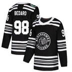 C.Blackhawks #98 Connor Bedard Player Fanatics Black Alternate Breakaway Hockey Jerseys
