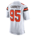 C.Browns #95 Myles Garrett Player White Game Football Jerseys