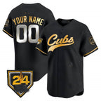 Custom C.Cubs Spring Training Patch Vapor Premier Limited¨C All Stitched Baseball Jerseys