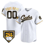 Custom C.Cubs Spring Training Patch Vapor Premier Limited¨C All Stitched Baseball Jerseys