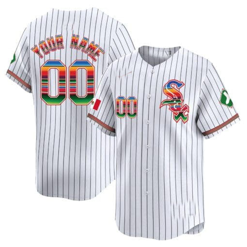 Custom C.White Sox Mexico Vapor Premier Limited V2 Baseball Jerseys