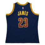 C.Cavaliers #23 LeBron James Player Hardwood Classics Swingman Jersey - Navy American Basketball Jerseys