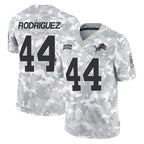 D.Lions #44 Malcolm Rodriguez Player Arctic Camo Salute to Service Limited Football Jerseys