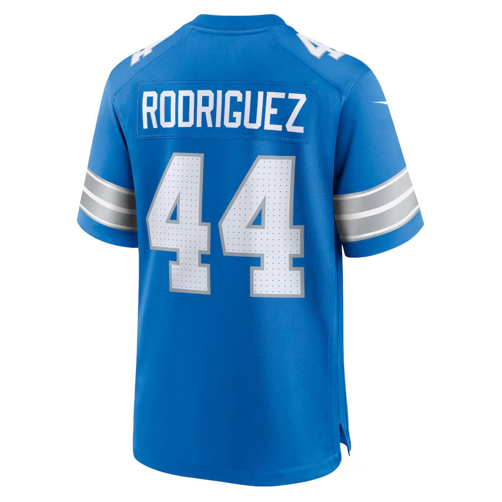 D.Lions #44 Malcolm Rodriguez Player Blue Home Game Football Jerseys