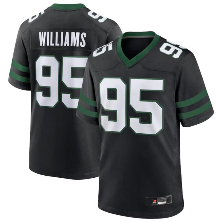 NY.Jets #95 Quinnen Williams Player Legacy Black Game Stitched Football Jerseys