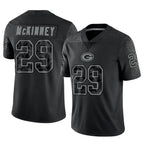 GB.Packers #29 Xavier McKinney Player Black RFLCTV Limited Football Jerseys