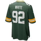 GB.Packers #92 Reggie White Player Green Home Game Football Jerseys