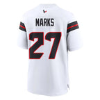 H.Texans #27 Woody Marks Player White Home Game Football Jerseys