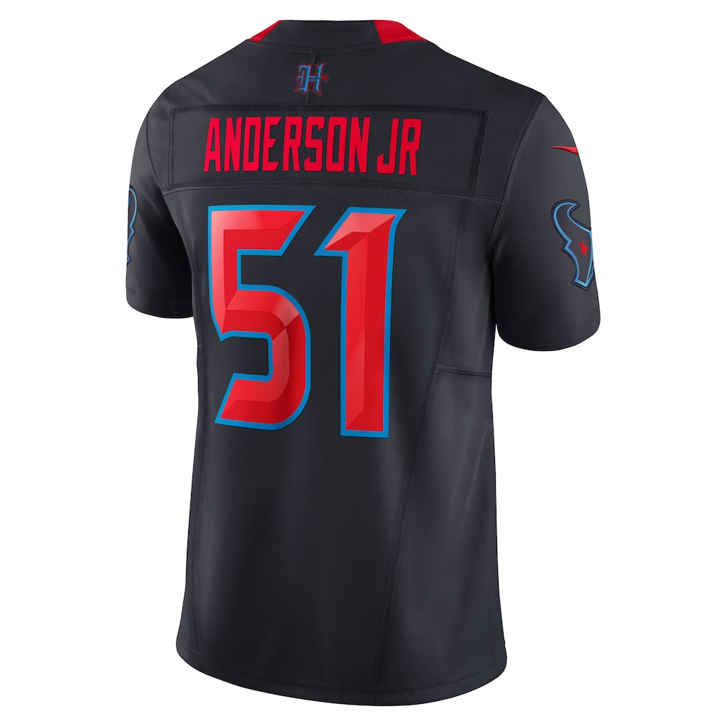 H.Texans #51 Will Anderson Jr. Player Navy Alternate Vapor F.U.S.E. Limited Football Jerseys