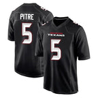 H.Texans #5 Jalen Pitre Player Black Fashion Game Football Jerseys