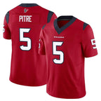 H.Texans #5 Jalen Pitre Player Red Vapor F.U.S.E. Limited Football Jerseys