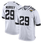 J.Jaguars #29 Eric Murray Player White Home Game Football Jerseys