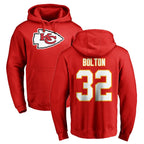 KC.Chiefs #32 Nick Bolton Player Red Pullover Hoodies Football Jerseys