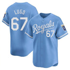 KC.Royals #67 Seth Lugo Player Light Blue Home Limited Baseball Jerseys