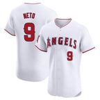 LA.Angels #9 Zach Neto Player White Home Limited Elite Baseball Jerseys