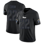 LA.Rams #22 Blake Corum Player Limited Black Impact Football Jerseys