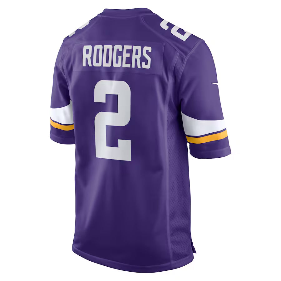 MN.Vikings #2 Isaiah Rodgers Player Purple Home Game Football Jerseys