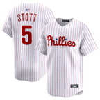 P.Phillies #5 Bryson Stott Player White Home Limited Baseball Jerseys