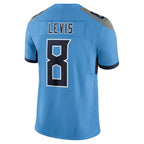 T.Titans #8 Will Levis Player Light Blue Vapor Limited Football Jerseys