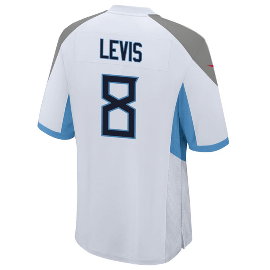 T.Titans #8 Will Levis Player White Home Game Football Jerseys
