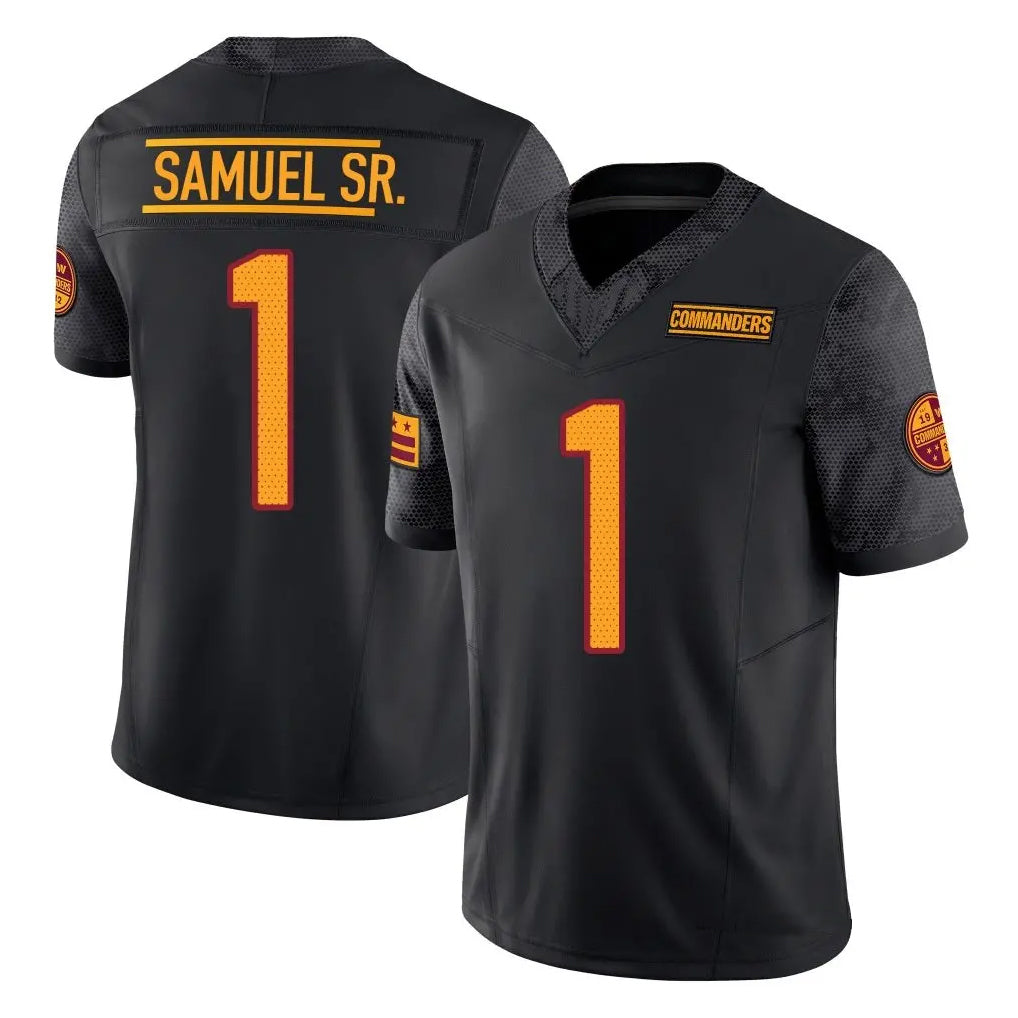 W.Commanders #1 Deebo Samuel Sr Player Black Vapor F.U.S.E. Limited Football Jerseys