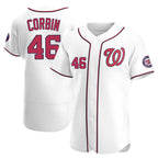 W.Nationals #46 Patrick Corbin Player White Limited Elite Baseball Jerseys